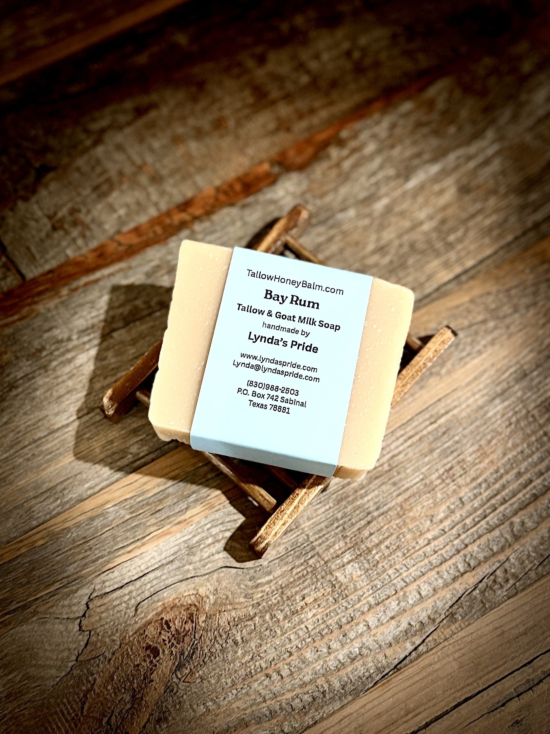 Bay Rum Tallow & Goat Milk Soap (5 oz bar)