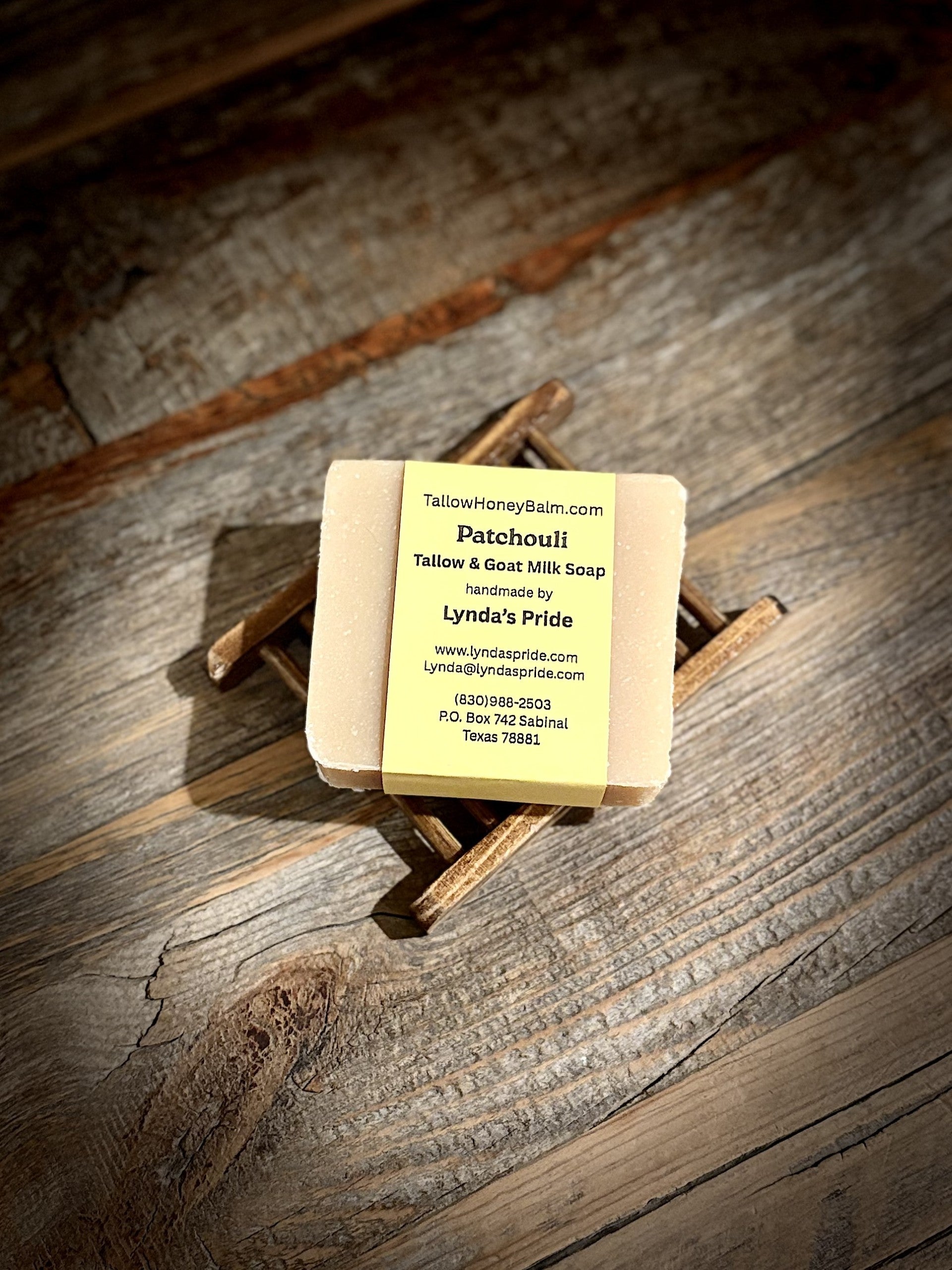 Patchouli Tallow & Goat Milk Soap (5 oz bar)
