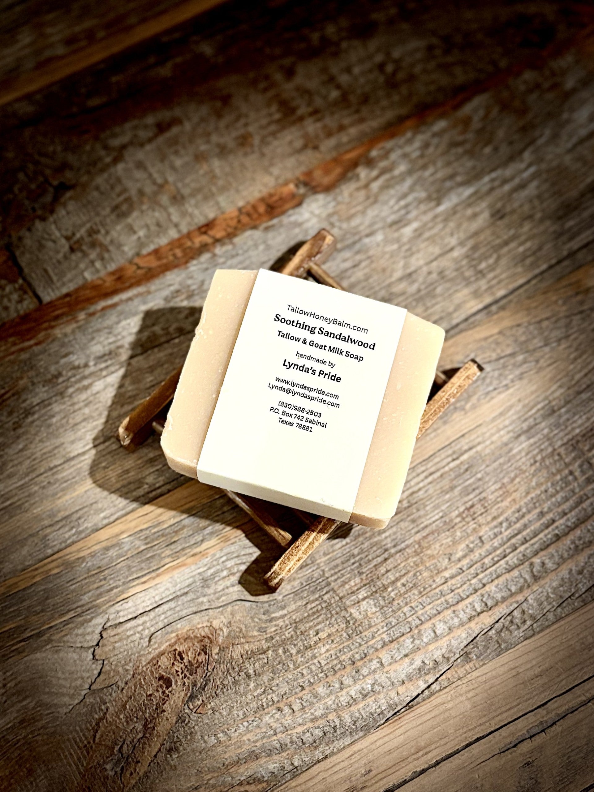 Sandalwood Tallow & Goat Milk Soap (5 oz bar)